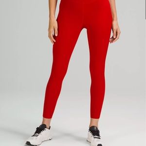 Lululemon Red Base Pace 25” Leggings NWT